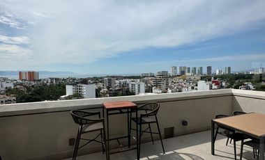 Condominio en renta de 1 Recámara en Valarte, Fluvial Vallarta