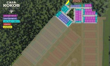 Terreno en  Venta urbanizado Tixkokob Yucatán