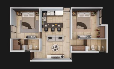 Departamento en Venta, Norte de Merida, Dzitya