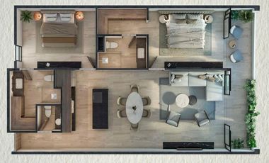 Departamento en Venta Mérida Yucatán Temozón