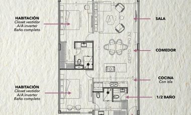 Departamento en Venta Mérida Yucatán Temozón