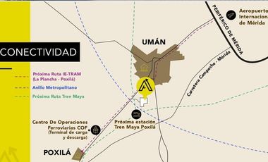 VENTA lotes industriales, UMAN Yucatán