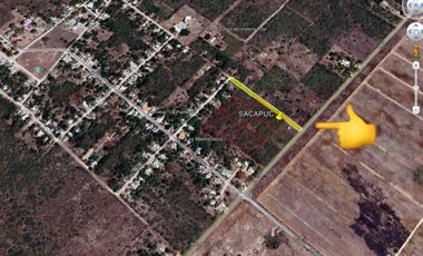 VentaTerreno Campestre, Sacapuc, Motul Yucatán