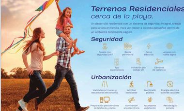 Venta de Terrenos Urbanizado, 15 kilometros, playas de Chuburna