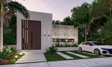 Villa en Tulum Country Club con Financiamiento – Alberca privada, campo de golf y seguridad 24/7