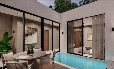 Villa en Tulum Country Club con Financiamiento – Alberca privada, campo de golf y seguridad 24/7