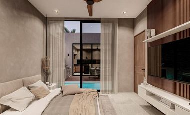 Villa en Tulum Country Club con Financiamiento – Alberca privada, campo de golf y seguridad 24/7