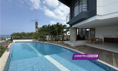 Loft amoblado vista al mar en Barbasquillo, Edif. Diamante, Manta