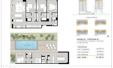 Departamento 2 ambientes con cochera en Belvedere Garden