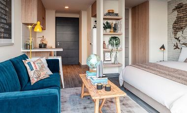 Departamento en arriendo c/ estacionamiento en Parque Los Reyes