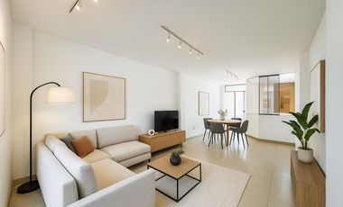Departamento de amplias dimensiones y terraza enorme en Surco