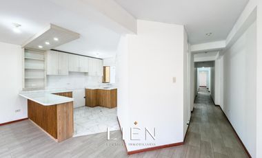 Departamento de amplias dimensiones y terraza enorme en Surco
