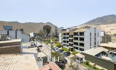 Departamento de amplias dimensiones y terraza enorme en Surco