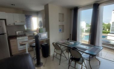 Departamento amueblado en RENTA 72 m2 en 1er piso, 3 recamaras, 2 baño y 1 cajón