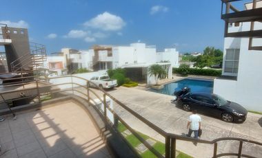 Departamento amueblado en RENTA 72 m2 en 1er piso, 3 recamaras, 2 baño y 1 cajón