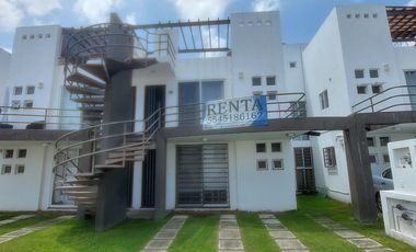 Departamento amueblado en RENTA 72 m2 en 1er piso, 3 recamaras, 2 baño y 1 cajón