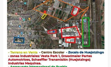 TERRENO VENTA  HUEJOTZINGO MEXTLA