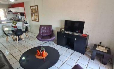 Departamento en renta en el Club de Tenis Burgos, Temixco, Morelos.