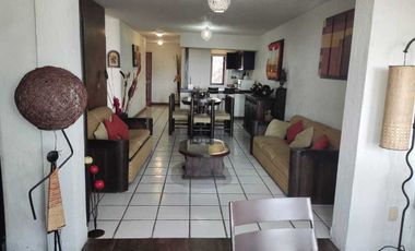 Departamento amueblado en renta en el Club de Tenis Burgos, Temixco, Morelos.