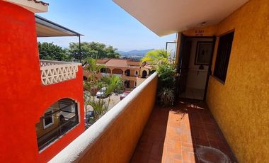 Departamento amueblado en renta en el Club de Tenis Burgos, en Temixco, Mor.