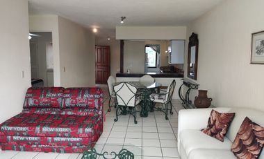 Departamento amueblado en renta en el Club de Tenis Burgos, en Temixco, Mor.