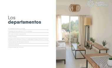 Departamento en Pozo 1 amb  UF 179 entrega Diciembre 2025 Pueblo Caamaño