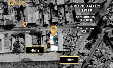 ESPACIO COMERCIAL EN RENTA - TEXCOCO