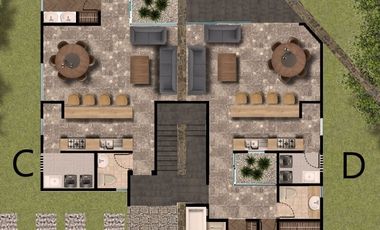 San Miguel de Allende, Departamentos uno y dos niveles (Triplex II)