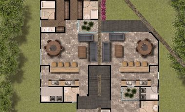 San Miguel de Allende, Departamentos uno y dos niveles (Triplex II)