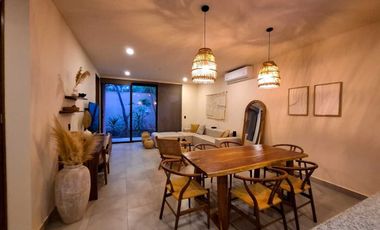 Departamento en Reventa amueblado en la mejor Comunidad Familiar en Tulum