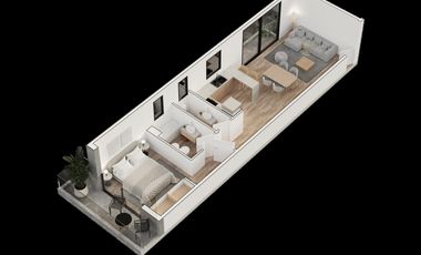 Departamento 3 ambientes a estrenar. Vicente López .