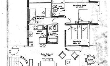Excelente depto 4 amb a estrenar,1 domirt.en suite.balcón terraza con parrilla .