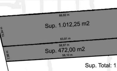 Terreno en ALQUILER Brasil 1435 constitucion 1484 m2