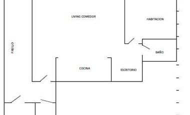 Departamento dos ambientes en Florencio Varela