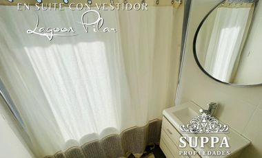 DEPARTAMENTO 3 AMB CON JARDIN Y VISTA A LA LAGUNA EN LAGOON PILAR