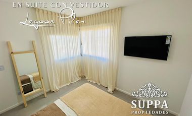 DEPARTAMENTO 3 AMB CON JARDIN Y VISTA A LA LAGUNA EN LAGOON PILAR