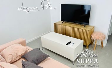 DEPARTAMENTO 3 AMB CON JARDIN Y VISTA A LA LAGUNA EN LAGOON PILAR