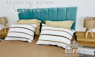 DEPARTAMENTO 3 AMB CON JARDIN Y VISTA A LA LAGUNA EN LAGOON PILAR