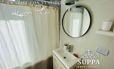 DEPARTAMENTO 3 AMB CON JARDIN Y VISTA A LA LAGUNA EN LAGOON PILAR