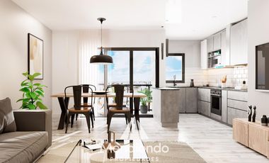 Semipiso 2 ambientes al frente con Balcón - Zona Aldrey / Chauvín EN CONSTRUCCION