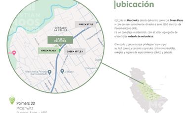 Departamento 4 ambientes en venta GREEN PALMERS