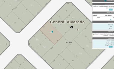 Terreno en Mar del Sur