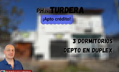 PH en Turdera con 2 dormitorios y departamento tipo duplex - APTO CRÉDITO