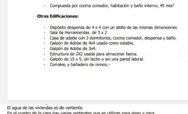 Estancia 22300 has. PIEDRA DEL AGUILA. Departamento de COLLON CURA. Provincia de Neuquén u$s 600 x Ha