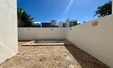 CASA EN VENTA EN PRIV. ZENDERA  DE 3 HABITACIONES CON ALBERCA AMPLIA