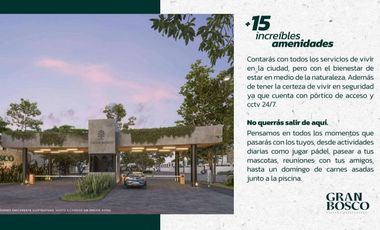 Venta, casa en GRAN BOSCO Conkal Yuc. Más de 15 amenidades.