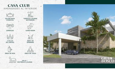 Venta, casa en GRAN BOSCO Conkal Yuc. Más de 15 amenidades.