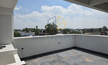 DEPARTAMENTOS CON ROOF GARDEN PRIVADO A 1 CALLE DE AV. STA. URSULA, COYOACAN