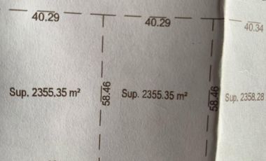 Buen Ayre km 3,5  2355 M2 TERRENO