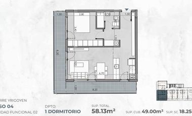 VENTA DEPARTAMENTO 1 DORMITORIO CENTRO NEUQUEN